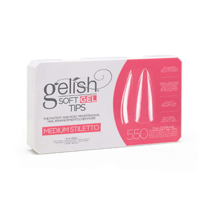 TIPS SOFT GEL NATURAL MEDIUM STILETTO C/550 1168160